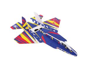 Générique Jouets d'avion en Mousse, Avions en Mousse Souple Rechargeables, Avion Planeur en Mode vol avec Fonction de Rotation, Jouet Volant extérieur pour garçons Filles Cadeau