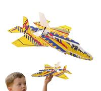 Générique Jouets d'avion en Mousse | Jouets Volants pour Rechargeables par USB,Avion Planeur en Mode vol avec Fonction de Rotation, Jouet Volant extérieur pour garçons Filles Cadeau