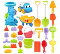 Générique Jouets De Bac À Sable - 30 Pièces Outils Amusants pour Creuser, Explorer et Construire - Jouets De Sable pour | pour Extérieur, Piscine et Vacances d'Été