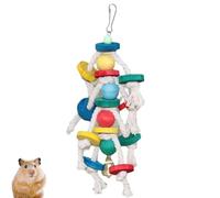 Générique Jouets de châtiment Parrot, règne des Jouets pour Les Oiseaux | Toys de râpe à Mastication des Oiseaux naturels - Blocs à Mastication des perroquets pour Les Petites et Moyennes perruches