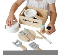 Générique Jouets de Cuisine pour les | Jeu d'Imitation Réaliste et Sécurisé de 10 Pièces | Set de Cuisine Amusant - Pour les Garçons et les Filles pour Noël Nouvel An Pâques pour la Maison en