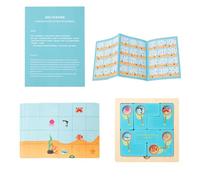 Générique Jouets de, d'apprentissage en Bois, Animal éducatif avec des matériaux sûrs, activité sensorielle adaptée aux, Puzzles d'apprentissage préscolaire avec Un Desig