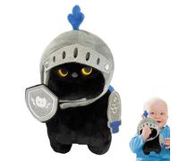 Générique Jouets de en Peluche de Chat - Jouets en Peluche Jouets en Peluche pour Chat Chevalier | Jouet en Peluche Chat Chevalier Doux Portable, Jouet en p