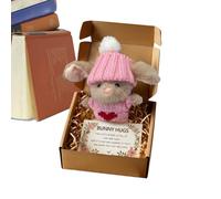 Générique Jouets de Lapin Doux | Câlin réversible en Forme d'animal en Peluche de Lapin - Compagnon à câliner Portable | Petits Jouets én Peluche | pour Filles Anniversaire noël pâques Saint va