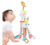 Générique Jouets De Lit pour Garçon,Jouet Accrochable et Apaisant pour Poussette | Peluche Sensorielle Siège Auto Lit Doudou pour Sorties Voyage