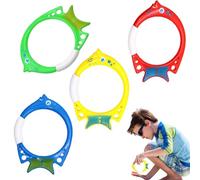 Générique Jouets de Piscine | Anneaux de Piscine en Forme de Poisson,Aide à la Formation à la plongée, Jouets de Natation Amusants pour garçons, Filles, Formation à la plongée, Cadeau de Jeu sous-