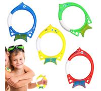 Générique Jouets de Piscine de plongée | Anneaux de plongée en Forme de Poisson,Jeux de Piscine Jouets de d'été pour colorés faciles à trouver et à saisir
