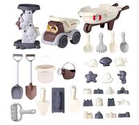 Générique Jouets De Plage - ABS, 30 Jouets De Sable, Jeux d'eau en Plein Air | Jouet D'océan De Sablier De De Pelle À Sable, Jeu De Creusement Extérieur pour Les Âgés De 3 Ans Et Plus Jardin Pisci