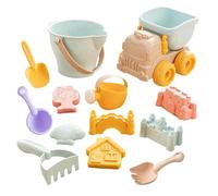 Générique Jouets De Plage - Coffret Ludique Portable avec Pelles et Seau - Jeux de Plage Bac à Sable Construction Château Enfant - pour 3 Ans Et Plus Jardin Arrière-Cour Aire De Jeux Berge Parc