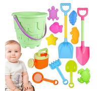 Générique Jouets De Plage pour | Moules Animaux Inclus,Seau et Pelle de Plage pour - pour Filles Et À Partir De 3 Ans Idéal Anniversaire Été Rentrée