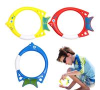 Générique Jouets de plongée,Anneaux de plongée en Forme de Poisson - Jouets de Piscine Multicolores pour faciles à trouver et à saisir, indispensables pour la fête de la Natation