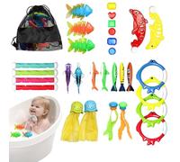 Générique Jouets de Plongée pour Piscine - Accessoires De Bain Ludiques | Trésor de Pierres Précieuses pour Piscine | pour Fêtes de Camp d'Été Événements à Thème Rassemblements Familiaux Plage