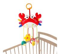 Générique Jouets De Poussette - Accessoires De Hochet Grinceur en Peluche - Compagnon De Voyage Accrochable avec Clip,pour Poussette Voiture Berceau Couffin Voyage Garçons Filles Âgés De 0 À 12