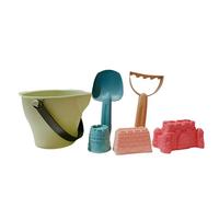 Générique Jouets de Sable - 6 Jouets de Plage pour Tout-Petits,Lot de 6 Jouets de Plage, Seau avec Tamis, Pelle et moules à Sable de château, Multi-usages pour la, Le Camping et la pêche.