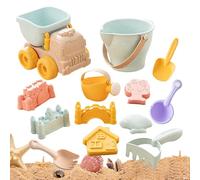 Générique Jouets De Sable,Coffret Ludique Portable avec Pelles et Seau,Ensemble Jeux Plage pour avec Jouets Sable | pour Garçons Filles dès 3 Ans Jardin Arrière Cour Parc