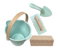 Générique Jouets de Sable de Plage, Ensemble de Jouets de Plage, Sandbox Beach Toys, Castle Sandbox Kit à Outils avec seaux en Maille pellets
