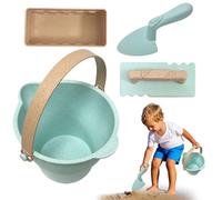 Générique Jouets de Sable de Plage, Ensemble de Jouets de Plage,Seaux de Sable et pelles pour | Pellets de Jouet de avec Sac en Mesh Bucket Bucket Sandbox Outils pour Le Camping et Les Voyages