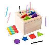 Générique Jouets De Tri De Couleurs, Jouets en Bois De Classement De Couleurs, Jeu Éducatif pour Tout-Petits, pour en Classe À La Maison Maternelle Préscolaire