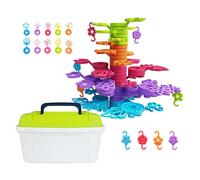 Générique Jouets d'Empilement pour | Arbre d'Équilibre à Empiler | Activités STEM Filles Garçons 3 Ans et Plus - Maison École Cadeau Anniversaire Noël