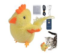 Générique Jouets d'exercice interactifs pour Chat, Oiseau battant avec à Chat,Jouets réalistes pour Chats en Plumes de | Oiseau battant d'à Doux et Confortable pour Toutes Les Races Jouets d'à