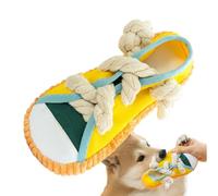 Générique Jouets en Corde pour Chiens,Jeu Dentaire Crépitant en Forme de Chaussure,Jouet Couineur pour Chien - pour Massage des Gencives, Chiot, Extérieur et Récompense d'Entraînement
