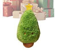 Générique Jouets en Peluche De Noël - Coussin Décoratif Père Noël Et Sapin - Peluche De Compagnie - pour Chambre Salon Bureau Voiture Canapé Lit Adolescents Adultes Collectionneurs Jeu Coucher Voyage