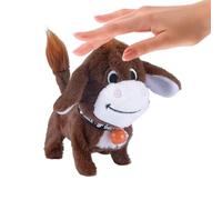 Générique Jouets en Peluche,Décoration Électrique Interactive Réaliste avec Voix et Mouvement | Petits Animaux en Peluche | pour Noël Fille Garçon Pâques Cadeau de Bas et Présentoir
