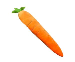 Générique Jouets en Peluche pour Chien - Jeu de Dentition interactif en Forme de Carotte, Jouets en Peluche grinçants pour Chien | pour Kennel Fetch Home Training Crate Alone Time Tug of War