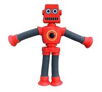 Générique Jouets Extensibles à Ventouse | Robot télescopique nouveauté étirer et décompresser de Nouveaux Jouets éducatifs | Jouet sensoriel éducatif avec lumière LED pour