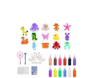Générique Jouets Gel d'Eau - Jouets Sensoriels Interactifs Amusants | Ensemble Créatif Magique Animaux Aquatiques | Pour Garçons Filles École Maternelle Maison Voyage