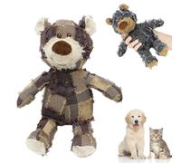 Générique Jouets indestructibles pour Chiens Robust Bear, 2026 Nouveaux Jouets indestructibles améliorés pour occuper Vos Chiens, Jouets en Peluche pour Qui mordillent Beaucoup (B,Moyen)
