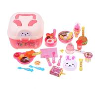 Générique Jouets interactifs de Nourriture de Jeu avec la boîte de Stockage; comportant Le bento, Hamburger, modèles de crème glacée; Cadeaux sur Mesure d'enfants pour des Vacances d'anniversaire