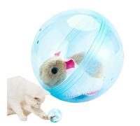 Générique Jouets Interactifs pour Animaux - Boule Roulante Électrique,Animaux Électroniques Réalistes - pour Chien Chat Lapin Fille Garçon Maison Salle de Jeu Voyage et Sol