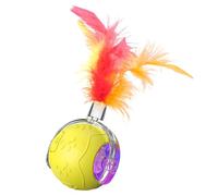 Générique Jouets Interactifs pour Chats Boule Intelligente Chat Chien Évitement Obstacles Lumière LED Multicolore USB Diamètre 57mm Mouvements Proie Jeu Intérieur