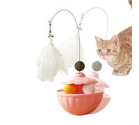 Générique Jouets Interactifs pour Chats - Interactif Stimulant et Éducatif Accessoires pour Chats | Jeu d'Agilité - Petit Et Moyen en Intérieur Et en Extérieur Cours Porches Jardins Pelouse