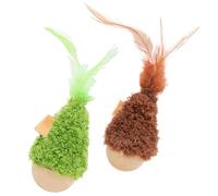 Générique Jouets Interactifs pour Chats | Jeu De Balle Basculante avec 2 Pièces - Jouet d'exercice avec Cataire pour Chat,pour Cuisine Salon Salle De