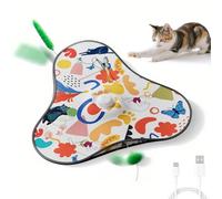 Générique Jouets Interactifs pour Chats,Jeu Silencieux avec des Leurres Cachés Qui Se Déplacent | Jouet Actif Rechargeable | pour Coin d'Appartement, Moment de Solitude, Zone de Jeu, Salon
