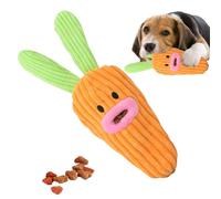 Générique Jouets Interactifs pour Chien,Carotte De Pâques en Peluche Couineuse,Petit Jouet Puzzle Amusant pour Toutou - pour Toutou Petit Et Moyen Voyage Maison Extérieur Intérieur Jardin Dressage