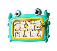 Générique Jouets Magnétiques De Tri des Couleurs - Jeu Éducatif Amusant Forme Crabe avec Stylo,Jouets pour Développer La Motricité Fine | pour Garçons Filles Voyage Maison Jeu Pâques