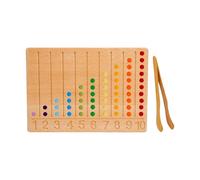 Générique Jouets Mathématiques - Boulier en Bois pour L Éducation Et L Apprentissage | Jouets d'apprentissage Mathématique avec Perles À Clip,pour Filles École à la Maison Jardin d'Salle de Classe