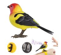 Générique Jouets Oiseaux pour, Figurines Oiseaux Jouets, Figurine Réaliste Et Mignonne pour Interaction Parlante Favoris Fête Bureau Maternelle Enrichissement Animalerie