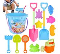 Générique Jouets Plage - Treize Pièces ES Et Interactives,Coffret Jeux De Sable - pour Jeux Activités Extérieur Été Jardin Parc Piscine Eau Plein Air Voyage