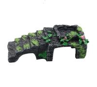 Générique Jouets pour Bernard | Jouet d'escalade en Résine avec Bol de Nourriture - Accessoires Alimentation Décor Terrarium pour Enclos Détente Lézards Jeu
