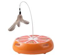 Générique Jouets pour Chats Interactifs, Plateau Tournant Intelligent Rechargeable avec De Jeu, Jouets De Stimulation pour Chats, pour Jeu en Intérieur Exercice Divertissement Lutte Contre l'Ennui