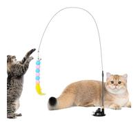 Générique Jouets pour Chats - Sucerette Bâtonnet pour Chat,Jouets à Ventouse réutilisables pour Chaton,pour extérieur, Jardin, Parc, Maison, Exercice Quotidien, entraînement et Divertissement