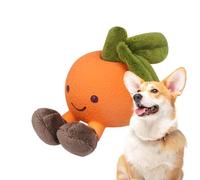 Générique Jouets pour Chien en Peluche | Jouets Interactifs Fruités en Peluche avec Couineur - Peluche Interactive avec Bruissement Anti-Ennui pour Chiens de Toutes Tailles