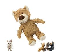 Générique Jouets pour Chien indestructibles et Robustes en Forme d'ours, Jouet pour Chien en Forme de Cochon rebondissant, pour Les Chiens Qui mordillent Beaucoup (Brown)