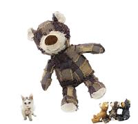 Générique Jouets pour Chien indestructibles et Robustes en Forme d'ours, Jouet pour Chien en Forme de Cochon rebondissant, pour Les Chiens Qui mordillent Beaucoup (Purple)