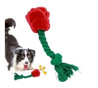 Générique Jouets pour Chien Saint-Valentin,Peluche Rose à grincement Interactive à mâcher - Jouets pour Chiens Mâcheurs Tenaces | pour Calmer l'ennui, Chiot Compagnon Quotidien, Anniversaire fête