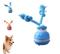 Générique Jouets pour Chiens Interactive Intelligent Rechargeable, Balle pour Chien,Jouet Chien Occupation avec Corde à Mâcher, Balle Chiot Qui Bouge Toute Seule pour Chiens de Petite